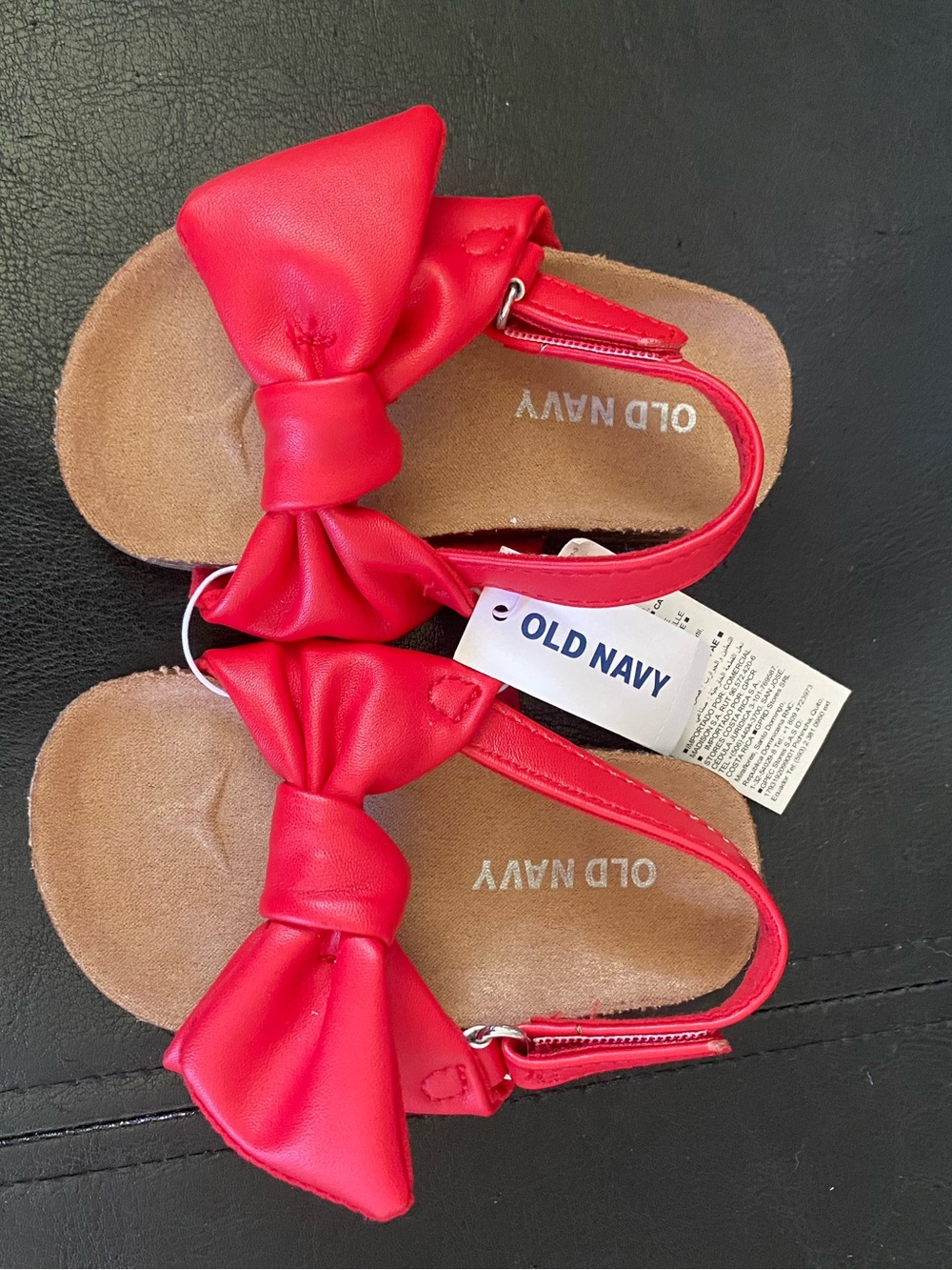 Old Navy Kids Red Bow Slingback Sandals